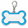 Sublimation Dog Tag Bone Shaped - Blue