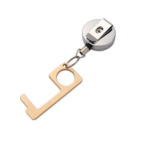 Accessory - No Contact Metal Tool Key with Retractable Reel