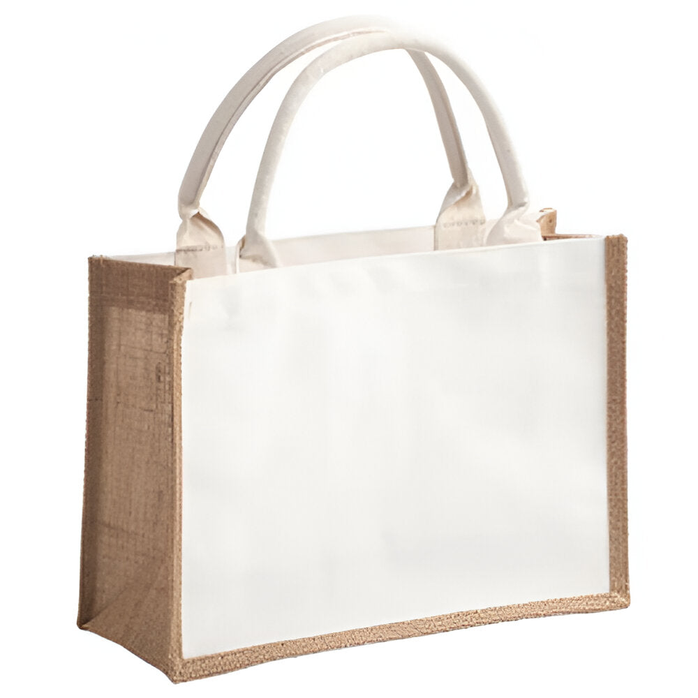 Sacs - LIN - Sac fourre-tout avec poignées noires courtes - 37 cm x 42 cm 