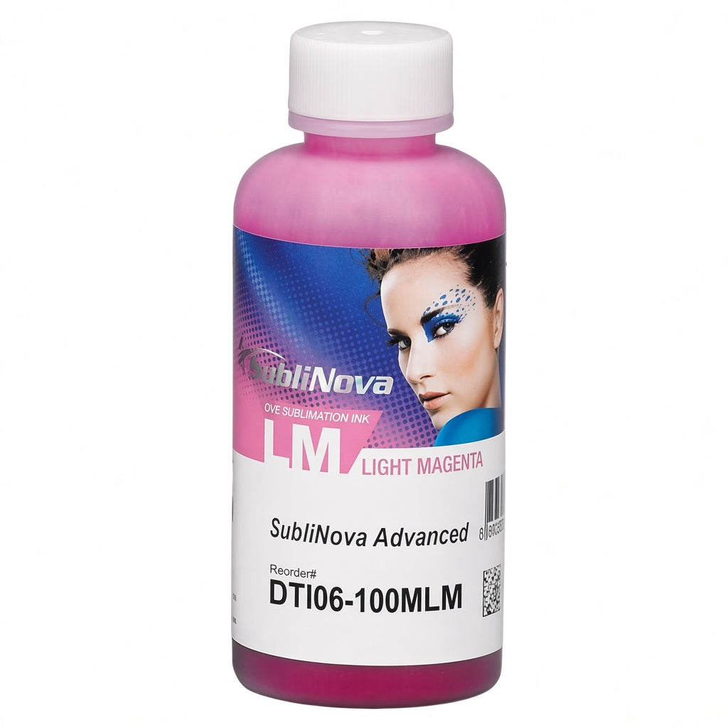 InkTec SubliNova Smart - Dye Sublimation Ink for Epson Printers - 100ML - Light Magenta