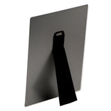 Black Self-Adhesive Easels for Metal Sheets, 50mm x 140mm, pack of 10