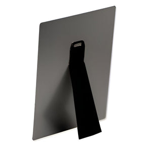Black Self-Adhesive Easels for Metal Sheets, 50mm x 140mm, pack of 10