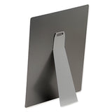 Silver Self-Adhesive Easels for Metal Sheets, 50mm x 140mm, pack of 10