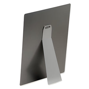 Silver Self-Adhesive Easels for Metal Sheets, 50mm x 140mm, pack of 10