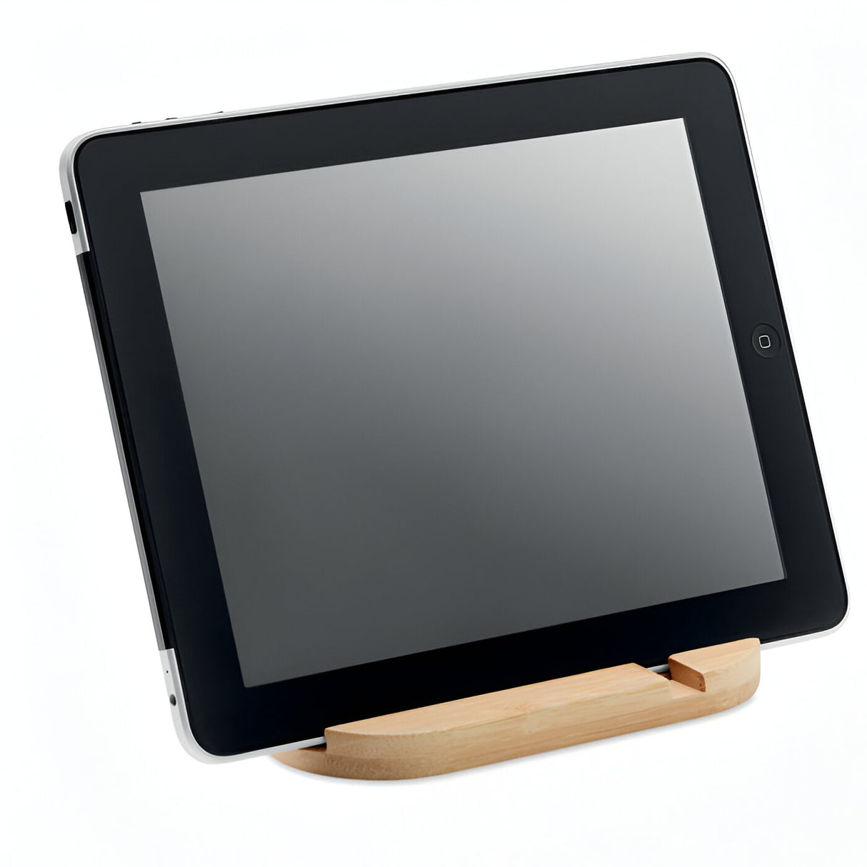 Engravable Bamboo Tablet & Phone Stand