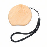 Engravable Bamboo Measuring Tape with Wrist Strap