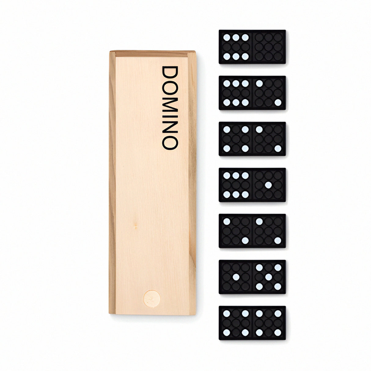 28-Piece Domino Set with Engravable Wooden Gift Box
