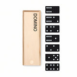 28-Piece Domino Set with Engravable Wooden Gift Box