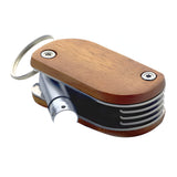 Engravable Acacia 7-in-1 Keyring Multi-Tool Gadget