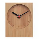 Engravable Bamboo Table Clock