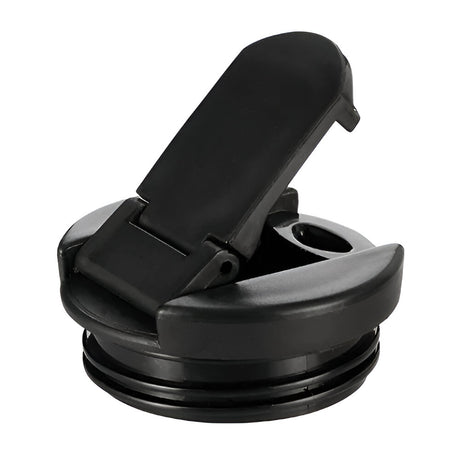 Tasses - ACIER INOXYDABLE - Gobelet 16oz avec couvercle à POIGNÉE - ARGENT