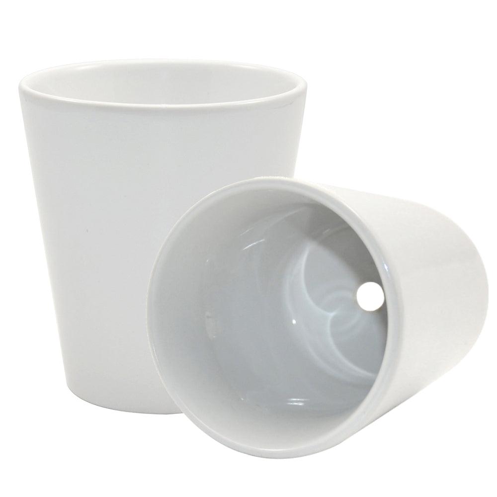 sublimation plant pot blanks FULL Carton - 36 x 12oz Ceramic Flowerpots | Dye Sublimation Blanks