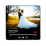 Sublimation Musical Fridge Magnet with in-built Recorder - Black