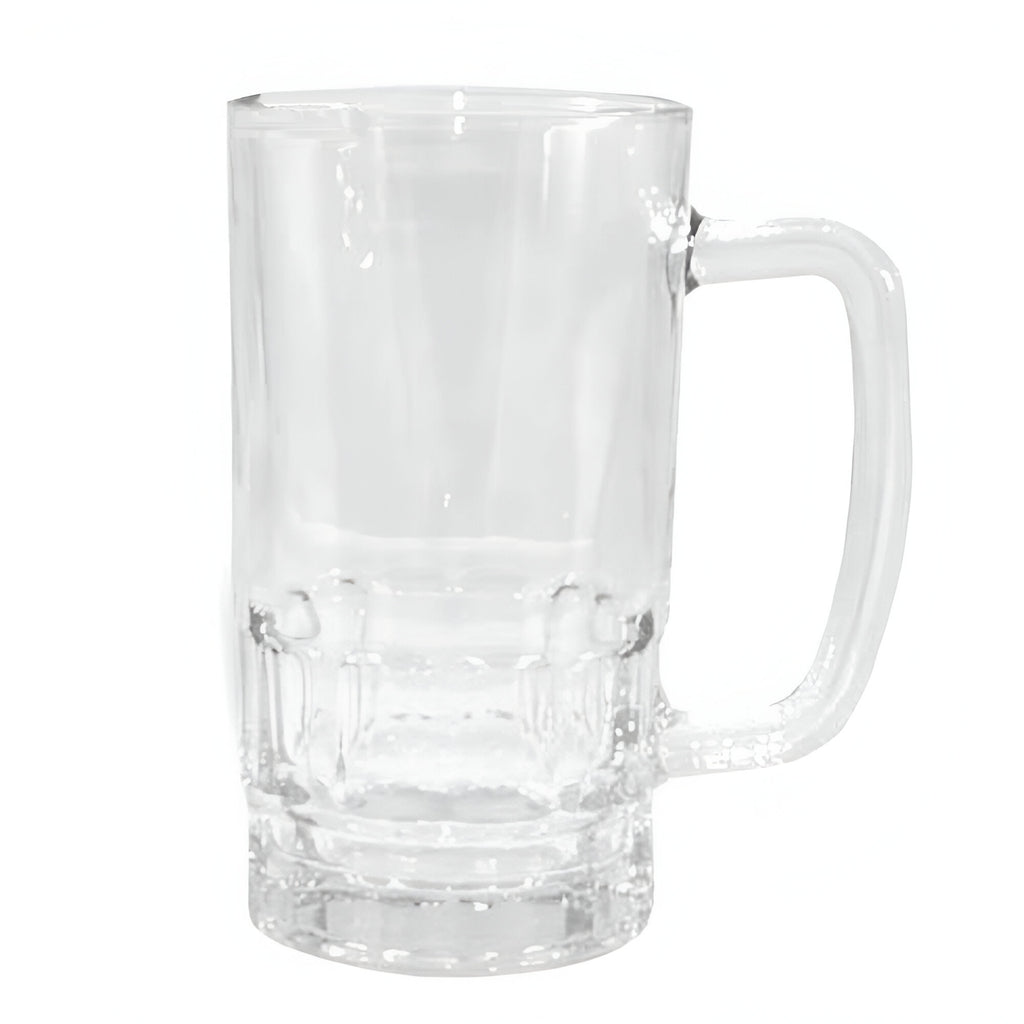 24 x Premium Dimpled Sublimation Glass Beer Pint Mugs - Longforte Trading Ltd
