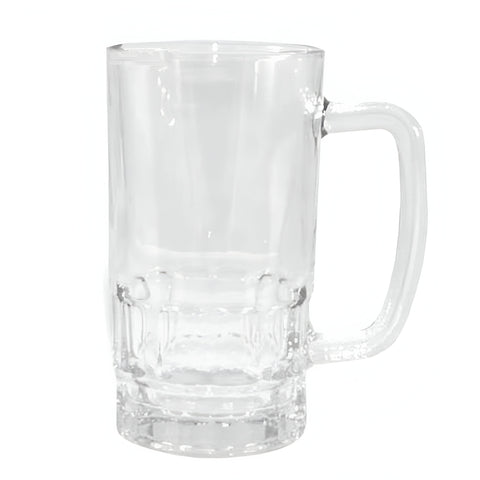 24 x Premium Dimpled Sublimation Glass Beer Pint Mugs