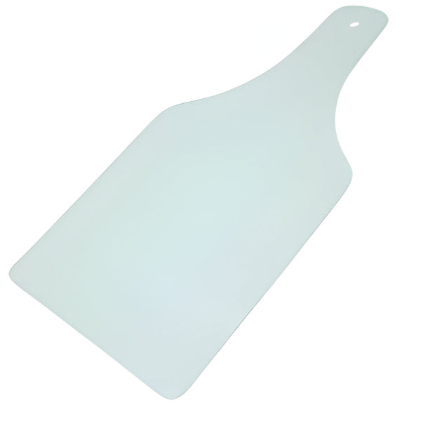 Cutting Board - Glass - 31.5cm x 11.4cm - Wine Bottle Shaped - Longforte Trading Ltd