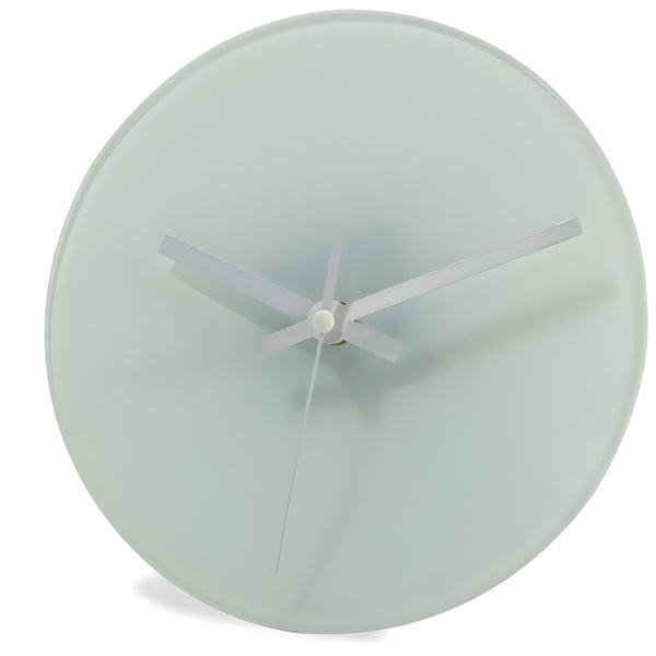Clock - Glass - Round - 20cm Wall Clock - Longforte Trading Ltd