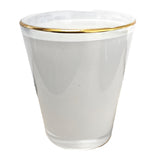 1.5oz Sublimation Shot Glasses with Gold Rim