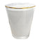 Tasses - Verre - 12 x petits verres à shot de 1,5 oz avec bord doré