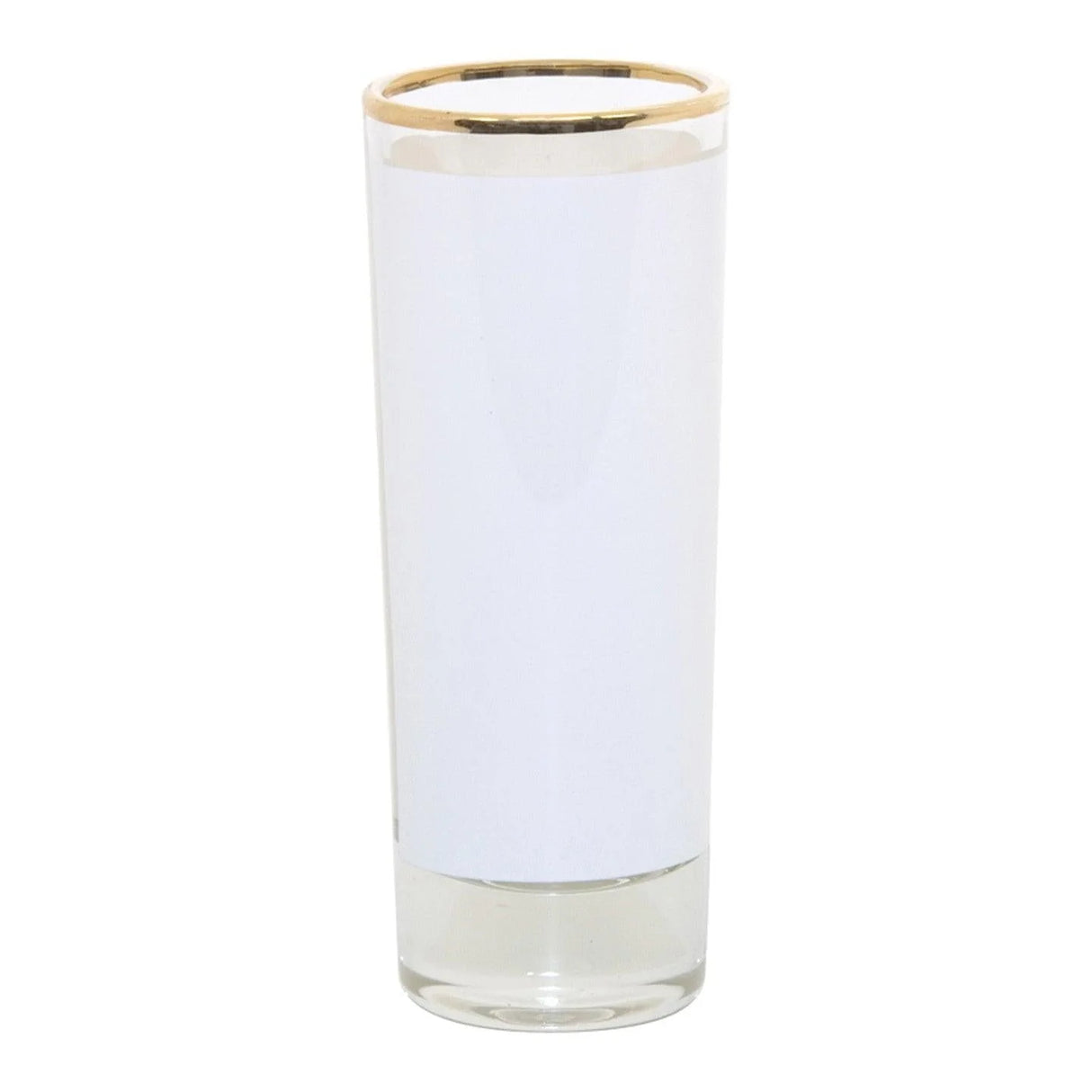 Tasses - Verre - Verre à shot de 2,5 oz avec bord doré