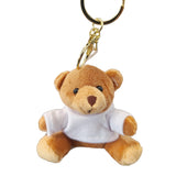 Peluches - Ours en peluche crème avec t-shirt imprimable