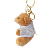 Peluches - Ours en peluche crème avec t-shirt imprimable
