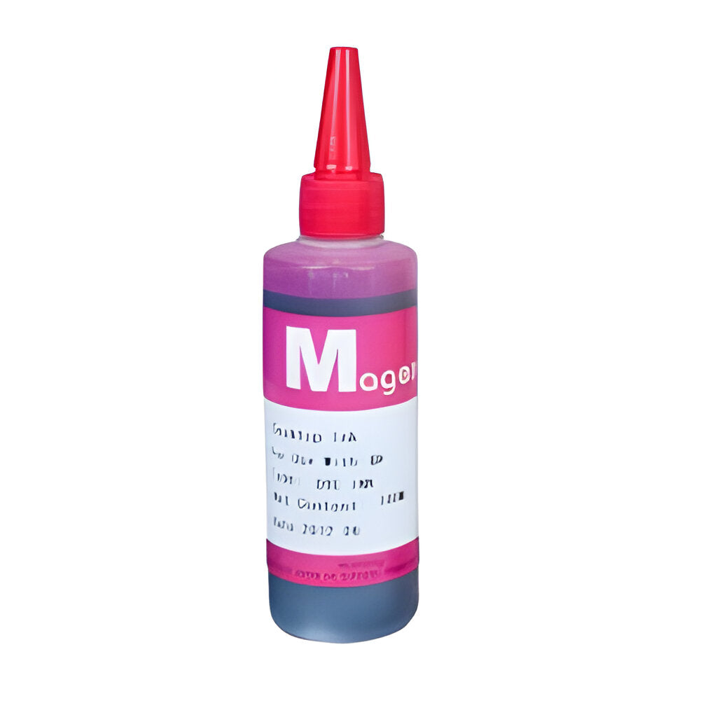 Bouteille de recharge d'encre à colorant compatible Epson Magenta 100 ml