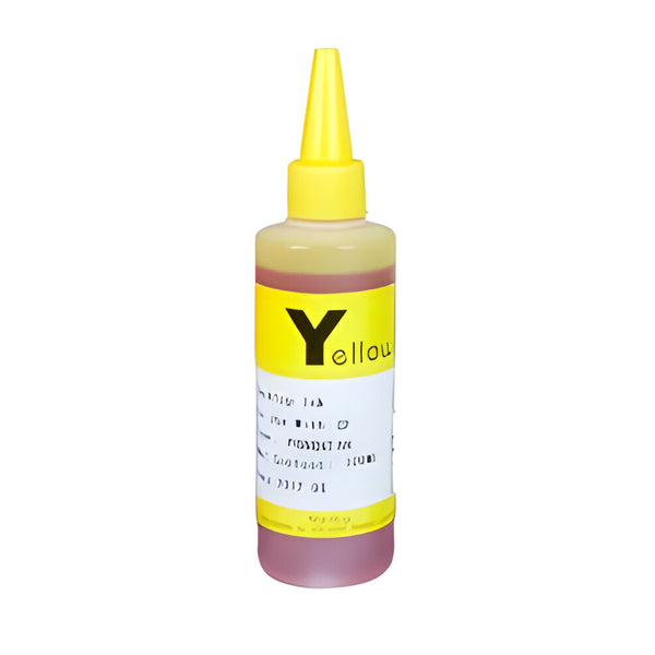 Bouteille de recharge d'encre pigmentée compatible Epson jaune 100 ml