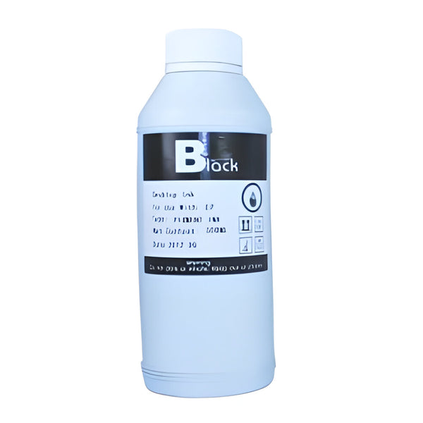 Bouteille de recharge d'encre pigmentée compatible Epson, noir, 500 ml