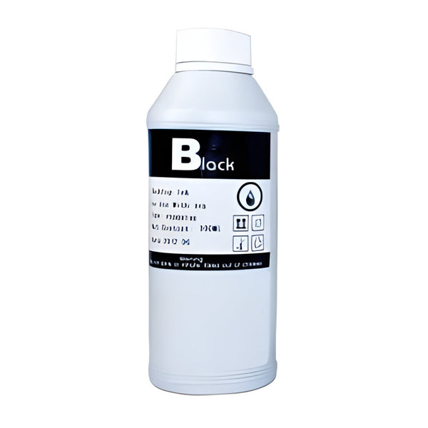 HP/Canon Compatible Pigment Ink Refill Bottle Black 500ml