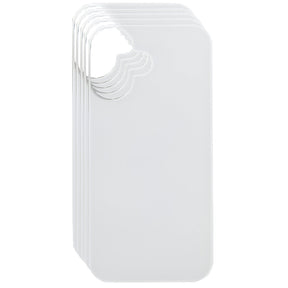 Pack of 5 x Spare Inserts for iPhone 16 Sublimation Phone Cases