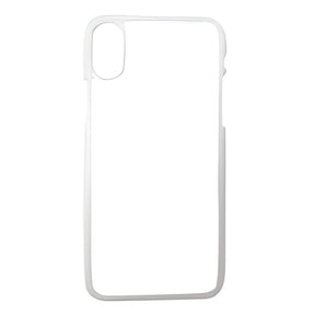 White iPhone X Sublimation Phone Case, Plastic