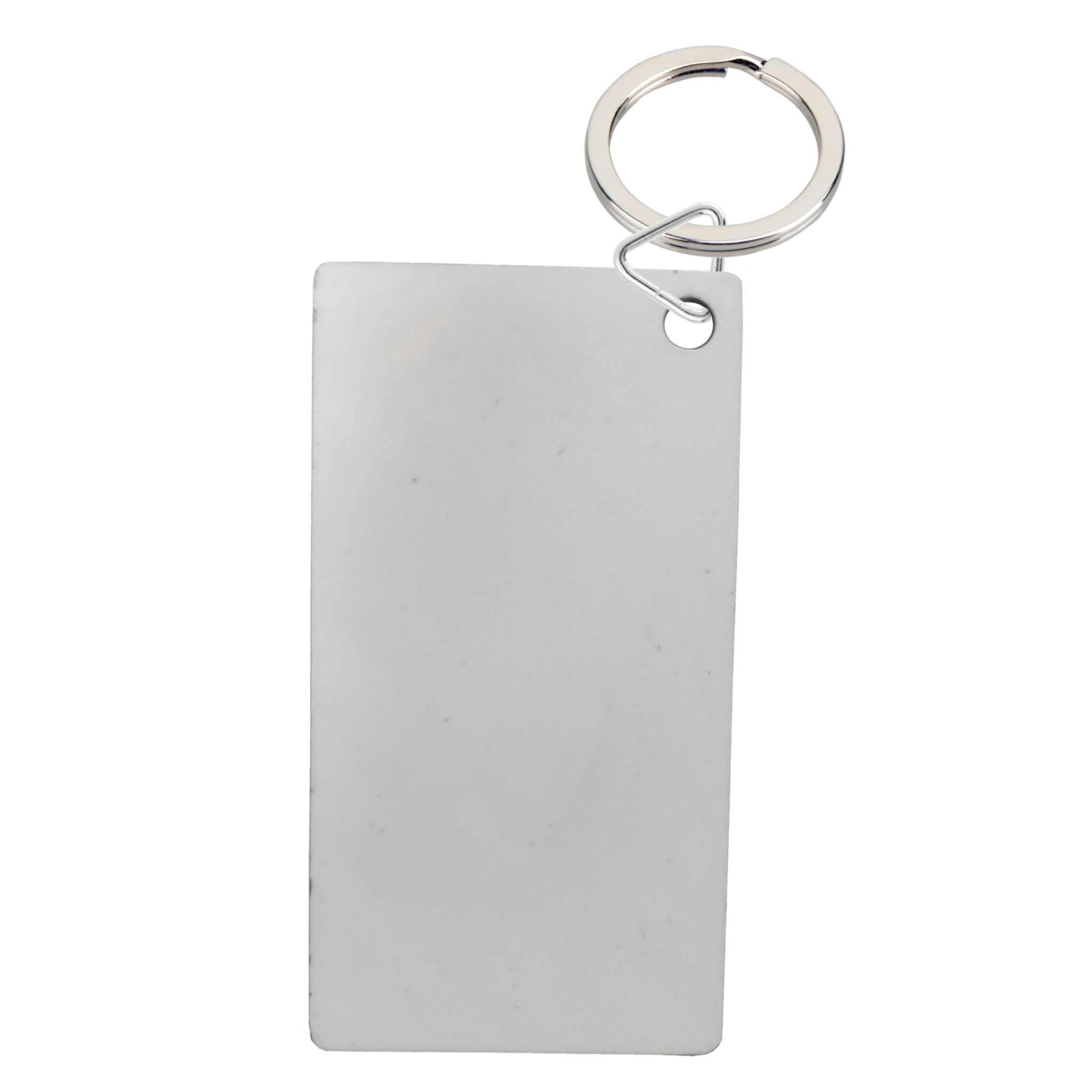 Mdf Keyring Keyrings - 10 x MDF Keyrings with Metal Split Ring - Rectangle | High ...