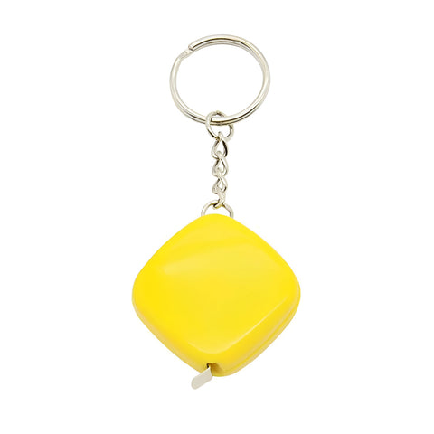 Schlüsselanhänger - Maßband - Gelb - 1m