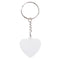 Schlüsselanhänger - 10 x Kunststoff-Schlüsselanhänger/Erkennungsmarke - Herz 