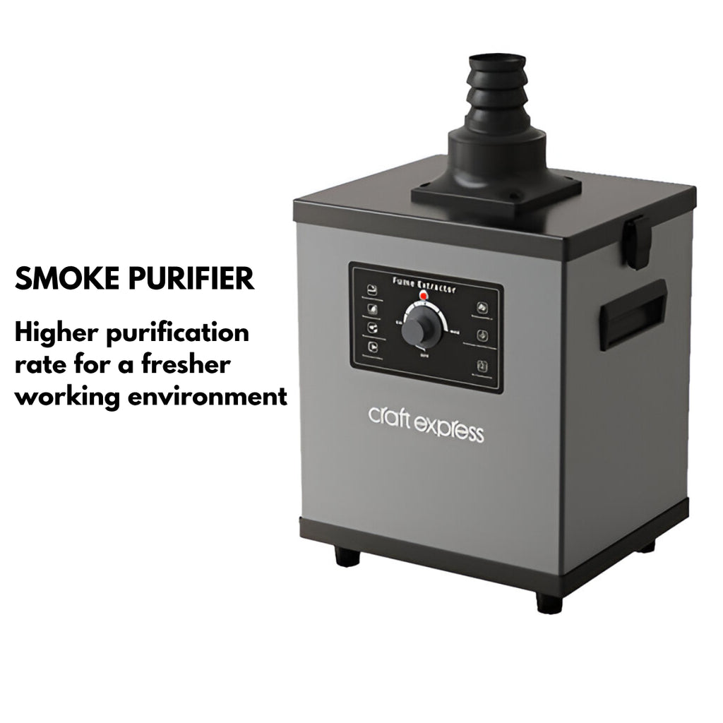 Hardware - 50 W CO2-Laserschneider/Graviermaschine mit Rauchreiniger (Vorführgerät)