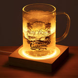 Sublimation LED Light Base with GLASS INSERT
