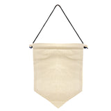 Sublimation Linen Hanging Flag -  20cm x 30cm - Single Sided