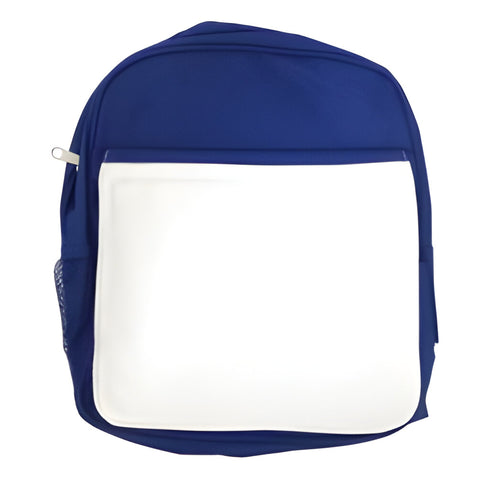 Bags - Backpacks - Large School Bag with Panel - Blue -  33cm x 31cm x 8cm