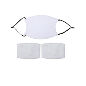 Face Coverings - 10 x BLACK Straps - KIDS Size with 2 x PM2.5 Filters - Longforte Trading Ltd
