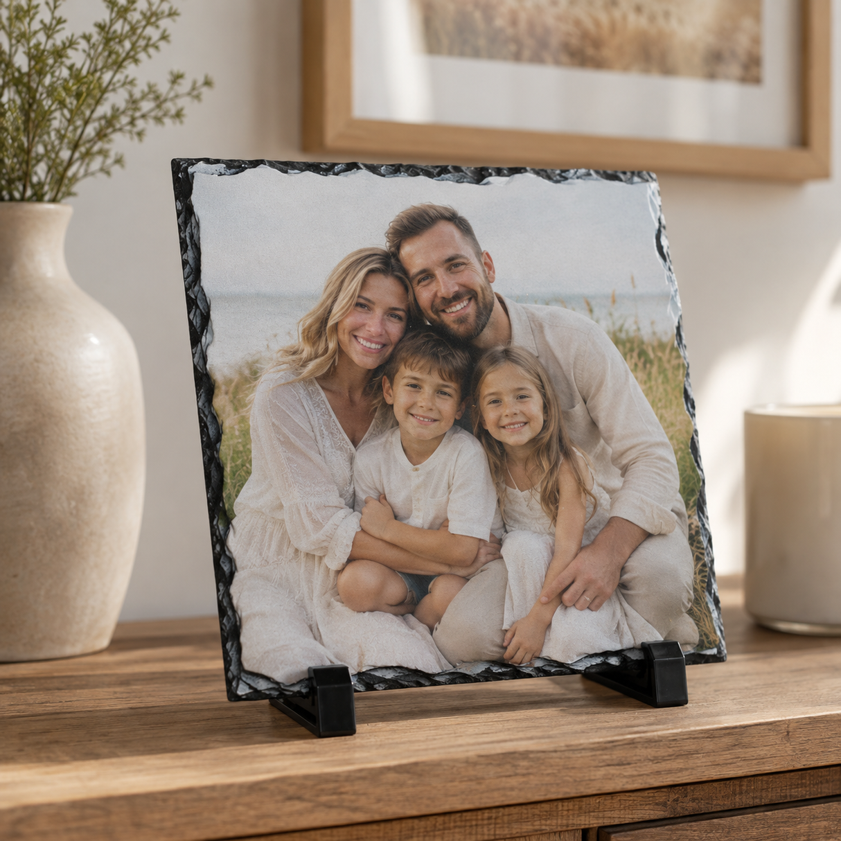 20cm x 20cm Square Sublimation Photo Slate - Matt Finish