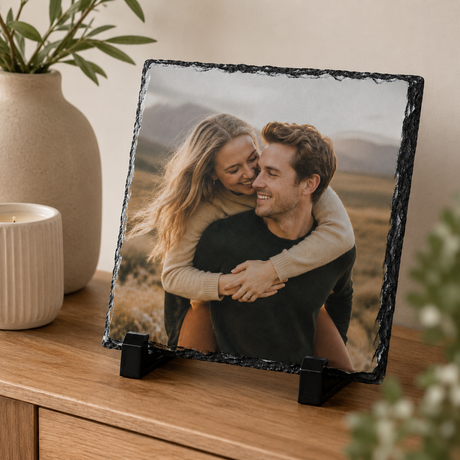 15cm x 15cm Square Sublimation Photo Slate - Matt Finish