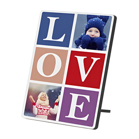 Sublimation MDF Frame with Adjustable Stand - 4" x 5"