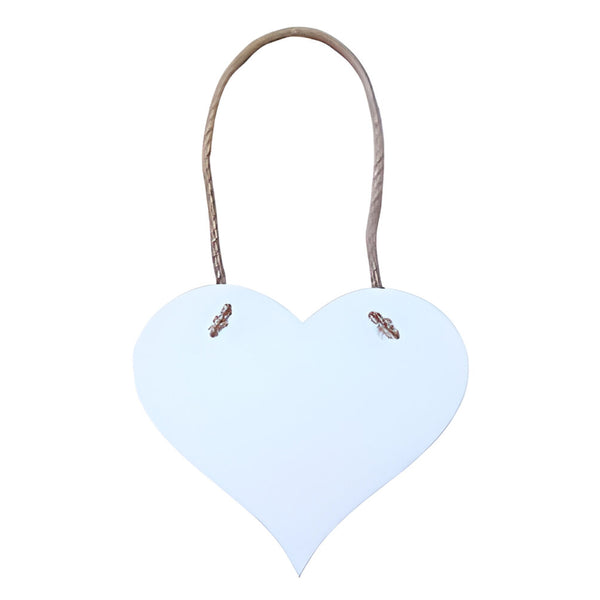 Hanging Sign - MDF - Heart - 18cm x 15.5cm