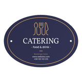 Sublimation Metal Oval Sign – White Aluminium – 127 x 89 mm (Pack of 5)