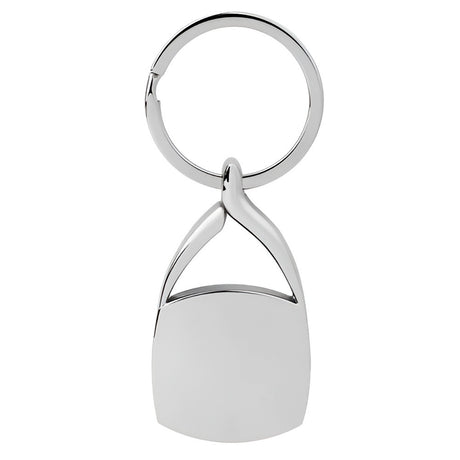 Sublimation Metal Keyring - Curved Square