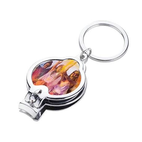 Sublimation Metal Keyring - Nail Clipper / Bottle Opener