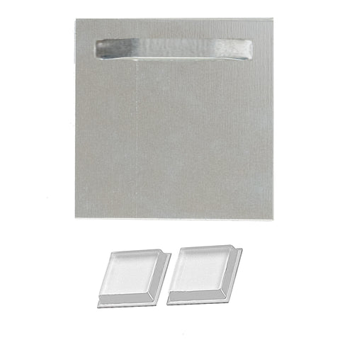 Metal Shadow Mount and Plastic Bumpers for Hanging Sublimation Sheets to Walls