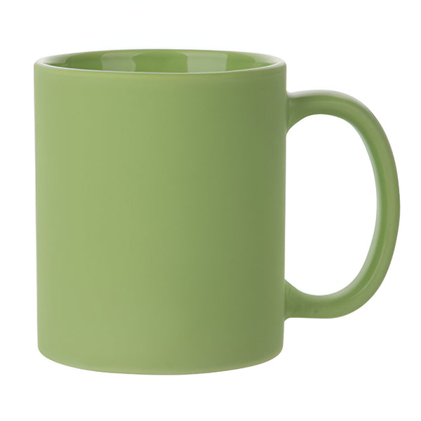 Mugs - Glass - PACK OF 6 x 11oz - FROSTED - GREEN