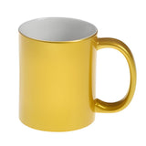 11oz Sublimation Sparkling Gold Mugs, pack of 36